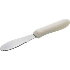 Winco  Dwl Industries Co. TWP-31 Winco TWP-31 Sandwich Spreader, 3-1/2"L Blade, White Polypropylene Handle image.