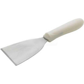 Winco  Dwl Industries Co. TWP-32 Winco TWP-32 Scraper, 3"L Blade, 4"W, White Polypropylene Handle image.