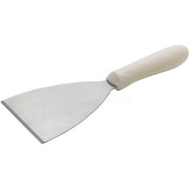 Winco  Dwl Industries Co. TWP-40 Winco TWP-40 Scraper, 4-1/2"L Blade, 4"W, White Polypropylene Handle image.