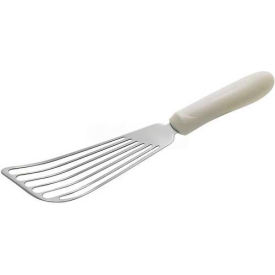 Winco  Dwl Industries Co. TWP-60 Winco TWP-60 Fish Spatula, 6-1/2"L Blade, White Polypropylene Handle image.