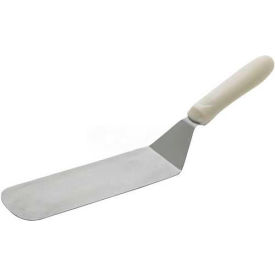 Winco  Dwl Industries Co. TWP-90 Winco TWP-90 Flexible Turner, 9-1/2"L Blade, 3"W, White Polypropylene Handle image.