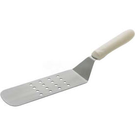 Winco  Dwl Industries Co. TWP-91 Winco TWP-91 Flexible Turner W/ Perforated Blade, 9-1/2"L Blade, 3"W, White Polypropylene Handle image.