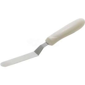 Winco  Dwl Industries Co. TWPO-4 Winco TWPO-4 Offset Spatulas, 4-1/4"L Blade, White Polypropylene Handle image.