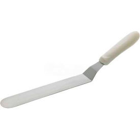 Winco  Dwl Industries Co. TWPO-9 Winco TWPO-9 Offset Spatulas, 9-1/2"L Blade, White Polypropylene Handle image.