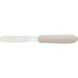 Winco  Dwl Industries Co. TWPS-4 Winco TWPS-4 Bakery Spatulas, 4-1/4"L Blade, White Polypropylene Handle image.