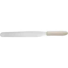 Winco  Dwl Industries Co. TWPS-9 Winco TWPS-9 Bakery Spatulas, 9-1/2"L Blade, White Polypropylene Handle image.