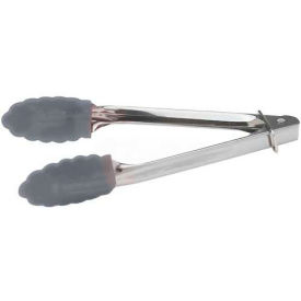 Winco  Dwl Industries Co. UT-7K Winco UT-7K Utility tong W/ Rubber head, Rubber head, 7"L, Black image.