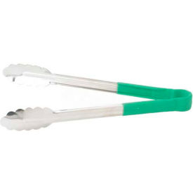 Winco  Dwl Industries Co. UTPH-12G Winco UTPH-12G Utility Tong Heat Resistant, Heat Resistant, 12"L, Green image.