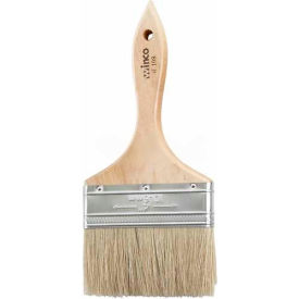 Winco  Dwl Industries Co. WBR-40 Winco WBR-40 Pastry Brush, 4"W, Wood handle image.