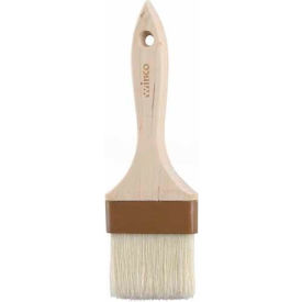 Winco  Dwl Industries Co. WFB-30 Winco WFB-30 Flat Pastry/Basting Brushes, 3"W, Wood handle image.