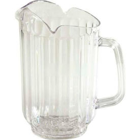 Winco  Dwl Industries Co. WPCT-60C Winco WPCT-60C 3 Spout Water Pitcher, Polycarbonate image.