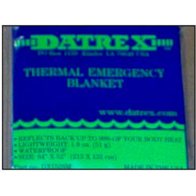 Datrex Inc. DX1528M Datrex Thermal Emergency Blanket, 1/Case - DX1528M image.