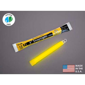 Datrex Inc. ER0051M-YW Datrex 6" SnapLight Light Sticks, Yellow - ER0051M-YW image.