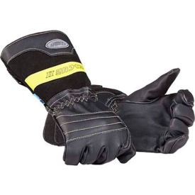 Datrex Inc. 2MZ0L9 Mullion 2MZ0L9 Firefighter Gloves, SOLAS, Black, L image.