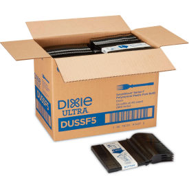 Dixie® SmartStock Tri Tower Dispensing System Fork Polystyrene Black Pack of 960