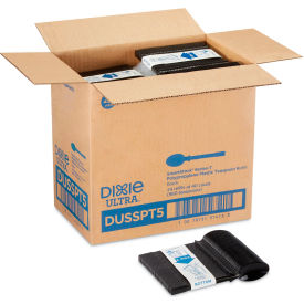 Dixie® SmartStock TriTower Dispensing System Teaspoons Polypropylene Black Pack of 960