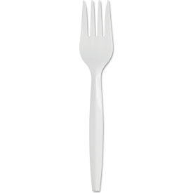 Dixie® SmartStock Mediumweight Fork Refill Series B White Pack of 960