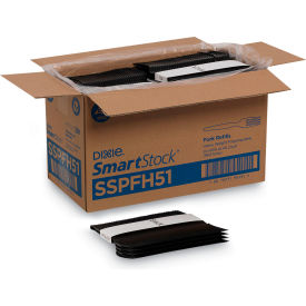 Dixie® SmartStock Refill Fork Series-O 6"L Black Pack of 960