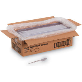 Dixie® Heavyweight Teaspoon Crystal Clear Pack of 1000