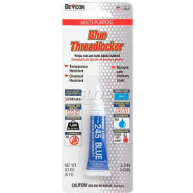 Itw Brands 24345* Devcon® Blue Threadlocker, 24345, 6ml Tube image.