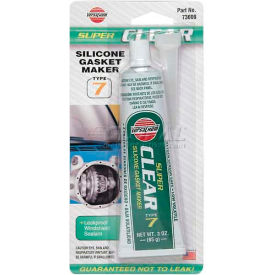 Itw Brands 73009 VersaChem® Clear Super Silicone, 73009, 3 Oz. Tube image.