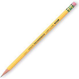 Dixon Ticonderoga 33904*****##* Dixon® Ticonderoga HB #2 Pencil With Eraser, Yellow Barrel, 72/Box image.