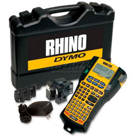 Dymo Corporation 1756589 DYMO® Rhino 5200 Industrial Label Maker Kit, 5 Lines, 4-9/10"W x 9-1/5"D x 2-1/2"H image.
