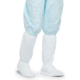 DUPONT SPECIALTY PRODUCTS USA LLC IC447SWHMD01000B DuPont™ Tyvek® IsoClean® Boot Cover, Serged Seams, 12" Long, 8" High, White, MD image.