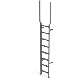 Ladders | Fixed Access Ladders | EGA Steel Vertical Wall Mount Ladder W ...