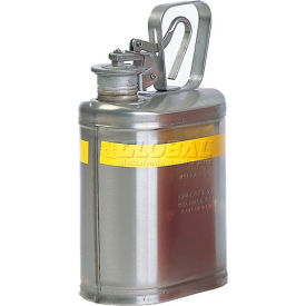 Justrite Safety Group 1301 Eagle Lab Can - Stainless Steel, 1301 image.