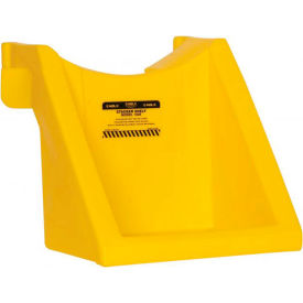 Justrite Safety Group 1608 Eagle 1608 Drum Stacker Poly Shelf - Yellow image.