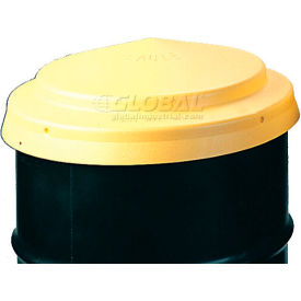 JUSTRITE SAFETY GROUP 1667 Eagle 1667 Yellow High Density Polyethylene (HDPE) Drum Cover - For Open Head Drums image.