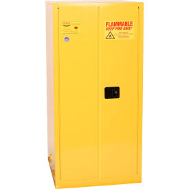 Justrite Safety Group 2610X Eagle Mfg Drum Cabinet 55 Gal. Capacity Vertical Self Close Flammable W/ Drum Supports image.