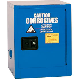 Justrite Safety Group CRA1903X Eagle Acid & Corrosive Cabinet with Self Close - 4 Gallon image.