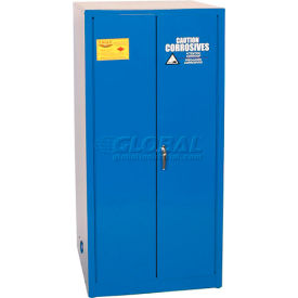 Justrite Safety Group CRA6010X Eagle Acid & Corrosive Cabinet with Self Close - 60 Gallon image.