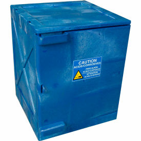 JUSTRITE SAFETY GROUP M04CRA Eagle Quik Assembly Poly Acid & Corrosive Cabinet with Manual Close - 4 Gallon image.