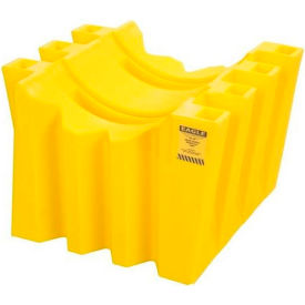 JUSTRITE SAFETY GROUP 1605 Eagle 1605 Drum Cradle - Holds One Drum - Yellow image.