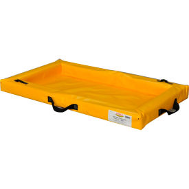 Justrite Safety Group T8003 Eagle 20 Gal. Quik-Deploy SpillNest™, 2 x 4 x 4", Yellow, T8003 image.