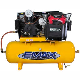 Emax Compressor EGES24120T EMAX Stationary Gas Compressor With Honda Electric Motor, 120 Gal, 175 PSI, 57 CFM image.
