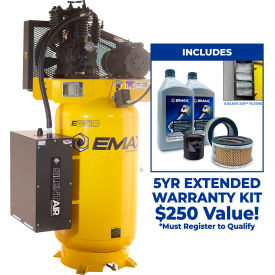 EMAX® Two-Stage Stationary Compressor 5 HP 80 Gallon Vertical 230V 1-Phase 