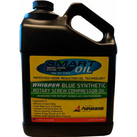 Emax Compressor OILROT103G EMAX Smart Oil - Rotary Screw Whisper Blue Synthetic - Gallon image.