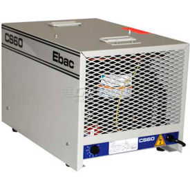 Ebac Industrial Dehumidifier w/Humidistat, 7 Amps, 360 CFM, 110V, 56 Pints