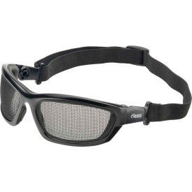 Erb Industries Inc WELGG50 Elvex® AirSpecs™ Black Stainless Steel Mesh Goggles, 12 Pairs image.
