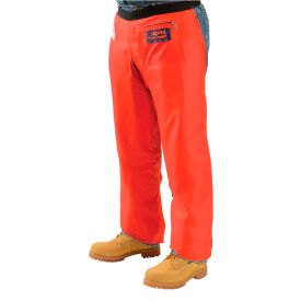 Erb Industries Inc WELJE9039 Elvex® ProChaps™ Chainsaw Chaps, 39"L, Apron Style, Orange image.
