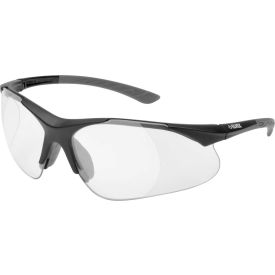 Elvex RX-500 Magnifier Safety Glasses, 1.0 Magnifier, Clear Lens - Pkg Qty 12