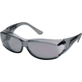 Erb Industries Inc WE;SG57G Elvex® OVR-Spec III™ Over the Glasses Safety Glasses, Gray Lens image.
