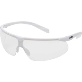 Erb Industries Inc WELSG62CAFWHITE Elvex® Helium 20™ Lightweight Safety Glasses, Anti-Fog Clear Lens image.