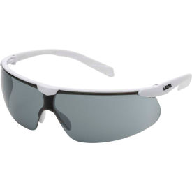 Erb Industries Inc WELSG62GAFWHITE Elvex® Helium 20™ Lightweight Safety Glasses, Anti-Fog Gray Lens image.