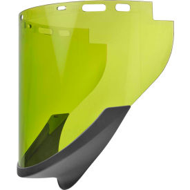 Erb Industries Inc VISORF14 Elvex® Arcfit 14™ Anti-Fog Arc Shield With Chin Guard, Light Green image.