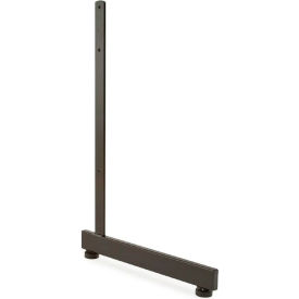 L-Shaped Leg For Grid Panel - Semi-Gloss Black
